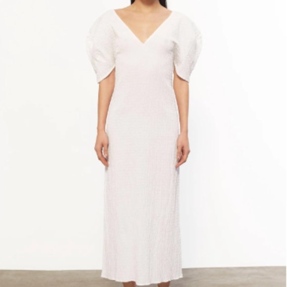 Mara Hoffman Gracen Dress White Size Medium - Picture 1 of 7